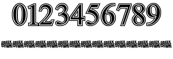 GreekHouseSymbolized Font OTHER CHARS