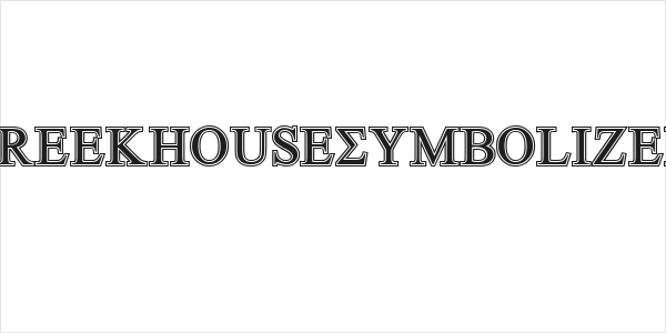 GreekHouseSymbolized Logo