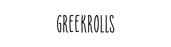 GreekRolls  Скачать бесплатные шрифты