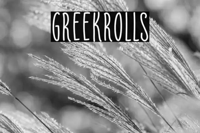 GreekRolls Caratteri examples