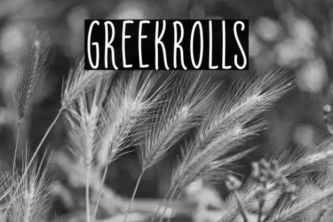 GreekRolls Caratteri examples