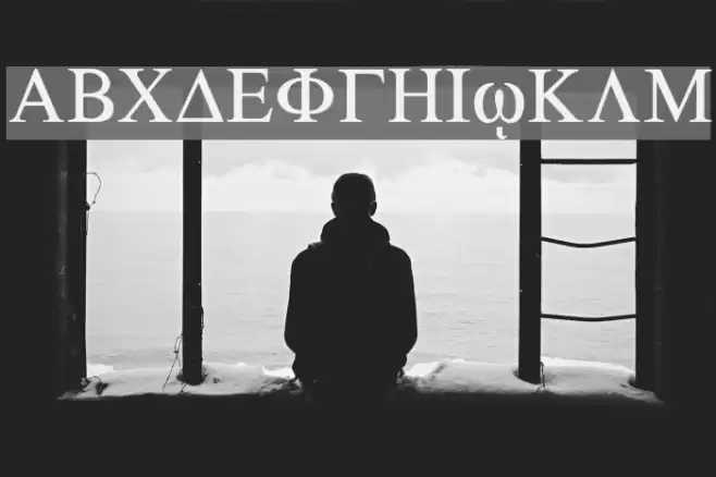 Greek Font examples