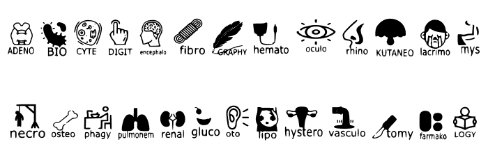 Greeko Affix Regular Fonte MINÚSCULAS