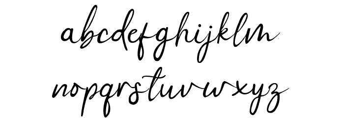 Greemicaly Font LOWERCASE
