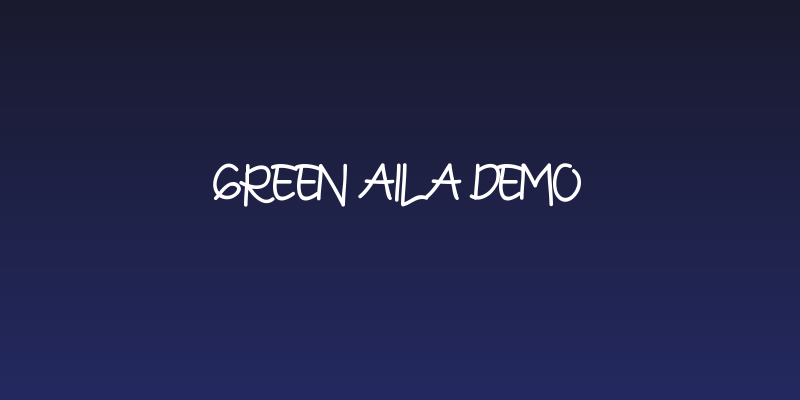 Green Aila Demo Social Header