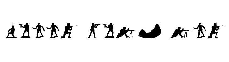 Green Army Men फ़ॉन्ट