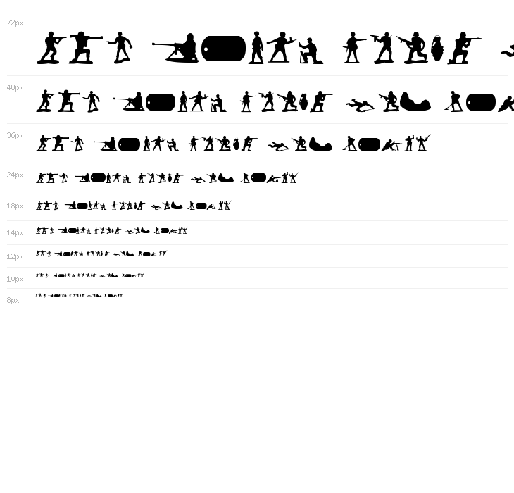 Green Army Men Waterfall