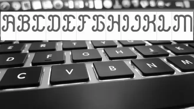 Green Avocado-Inverse Font examples