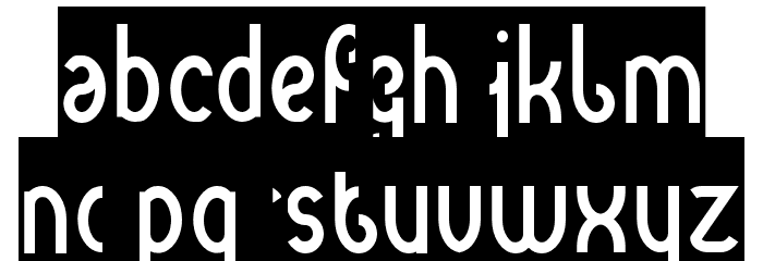 Green Avocado-Inverse Font LOWERCASE
