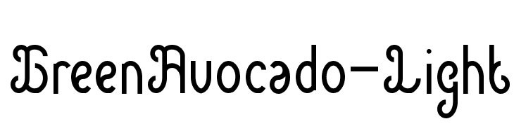 Green Avocado-Light  Descarca Fonturi Gratis