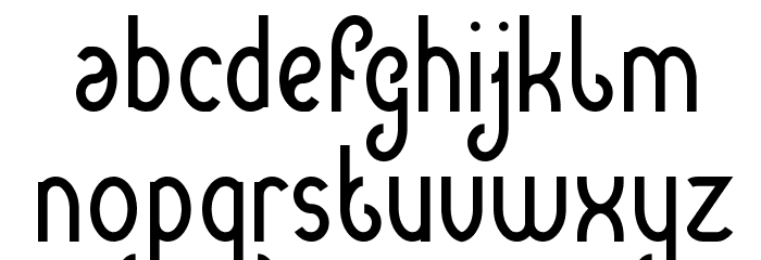 Green Avocado-Light Font LOWERCASE