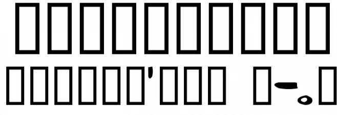 Green Babe Font OTHER CHARS