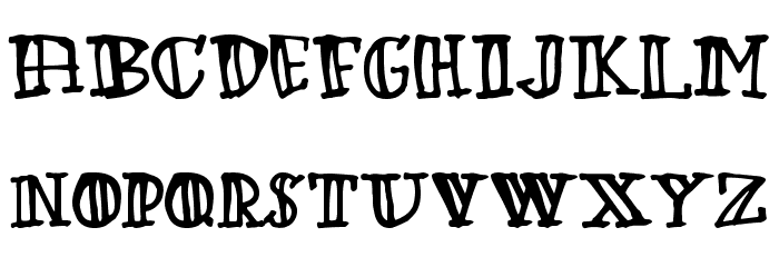 Green Babe Font LOWERCASE