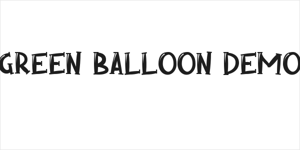 Green Balloon Demo Logo