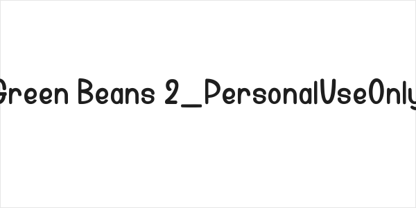 Green Beans 2_PersonalUseOnly Logo