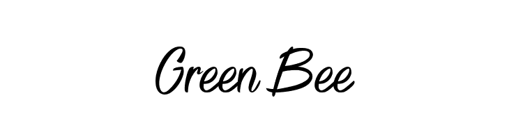 Green Bee  les polices de caractères gratuit tlcharger