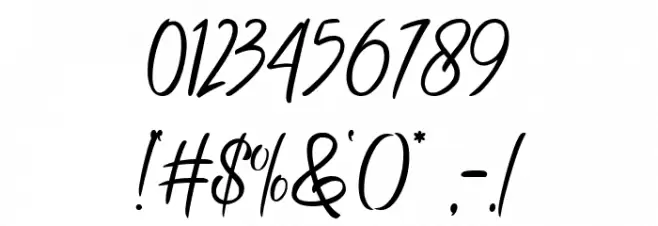 Green Bee Font OTHER CHARS