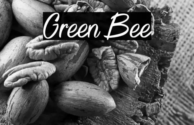 Green Bee Font examples