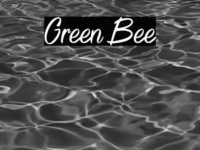 Green Bee Font examples