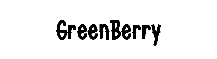 Green Berry  font caratteri gratis