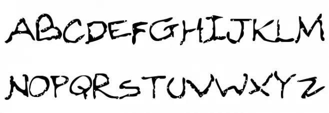 Green Blackboard Schriftart Groß