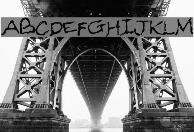 Green Blackboard Font examples