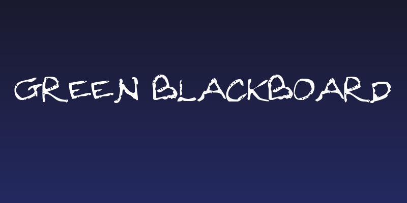 Green Blackboard Social Header