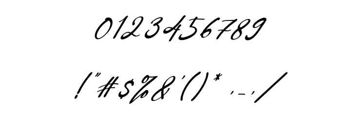 Green Day Italic Font OTHER CHARS