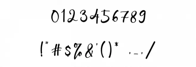 Green Day Font OTHER CHARS