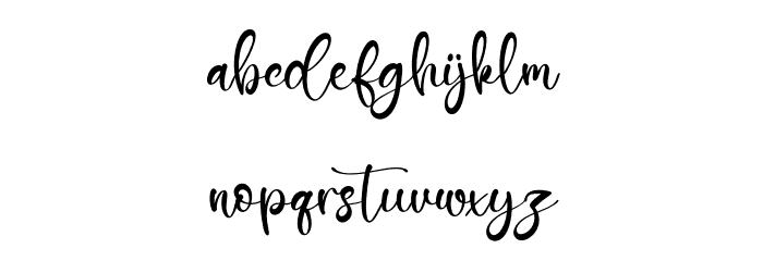 Green Day Font LOWERCASE