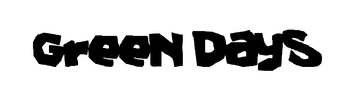 Green Days  免费字体下载