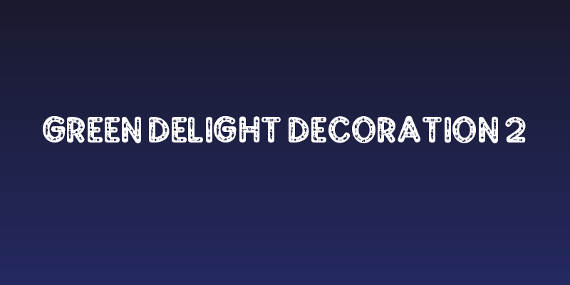 Green Delight Decoration 2 Social Header