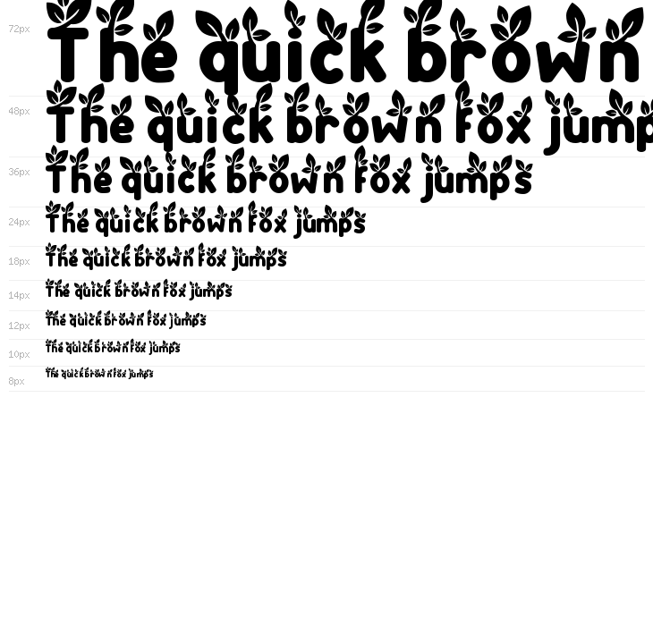 Green Delight Leaf Waterfall