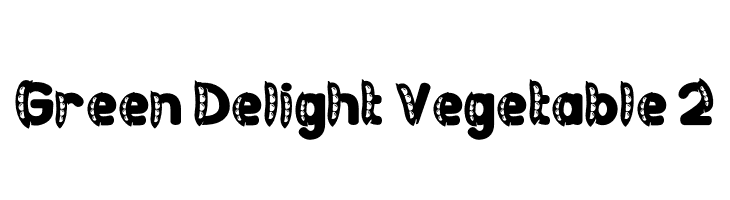 Green Delight Vegetable 2  Fuentes Gratis Descargar