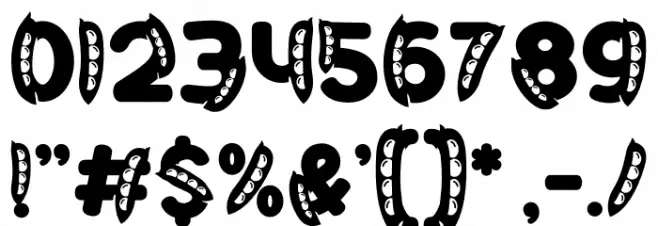 Green Delight Vegetable 2 Caratteri ALTRI CARATTERI