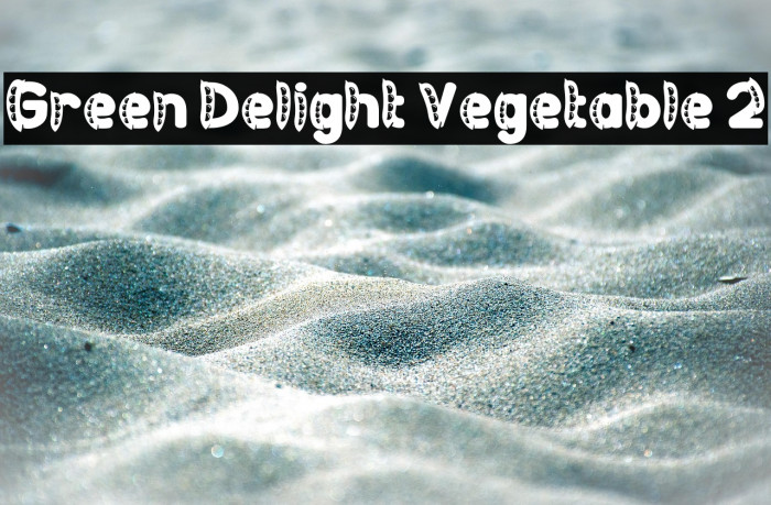 Green Delight Vegetable 2 Example 3