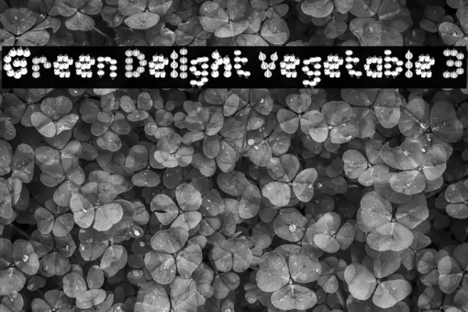 Green Delight Vegetable 3 خط examples