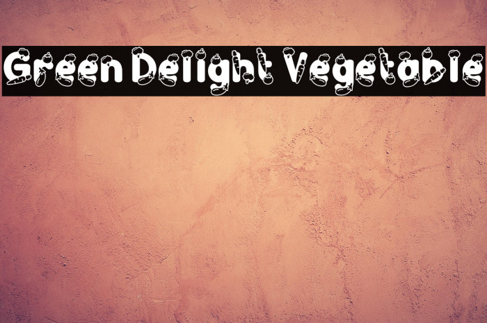 Green Delight Vegetable Example 1