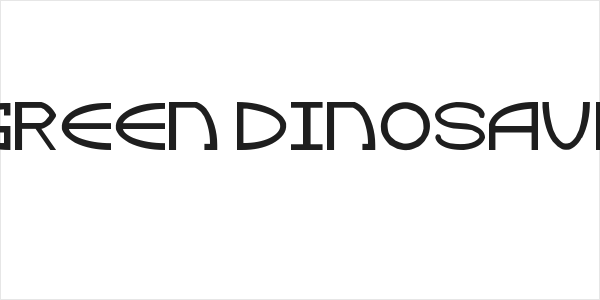Green Dinosaur Logo