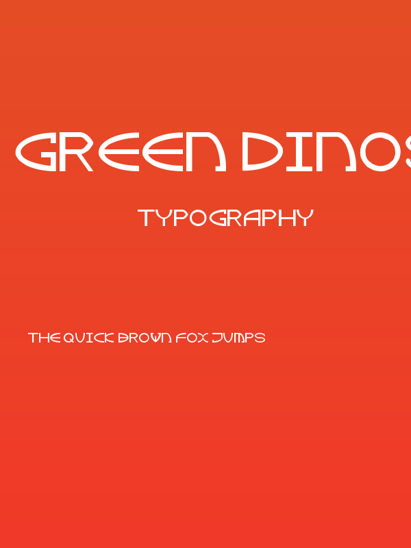 Green Dinosaur Poster