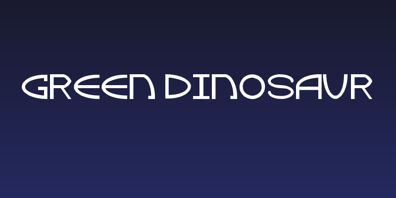 Green Dinosaur Social Header