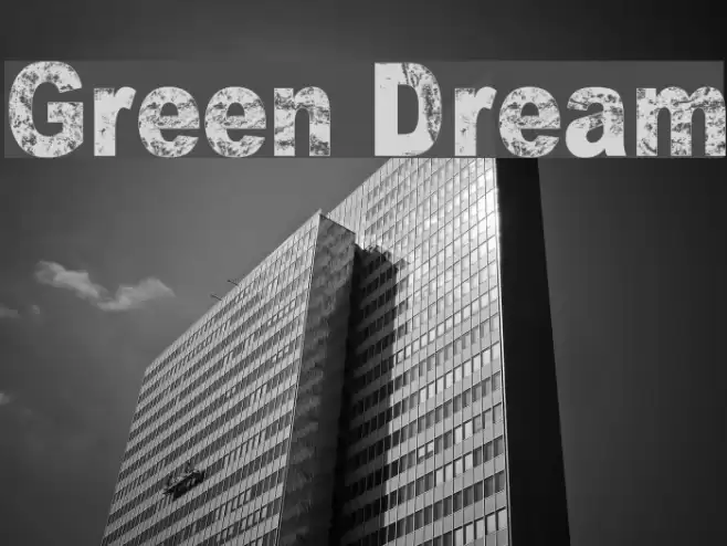 Green Dream Font examples