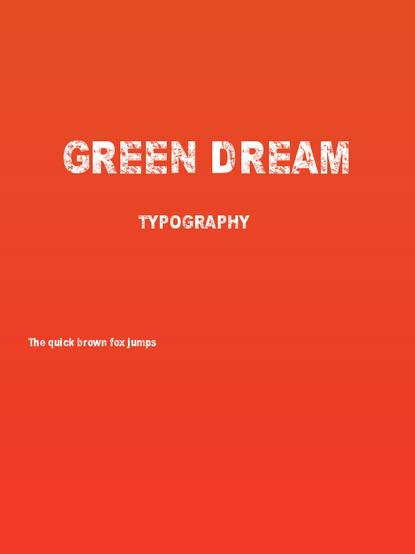 Green Dream Poster