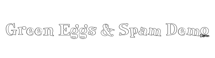 Green Eggs & Spam Demo  Descarca Fonturi Gratis