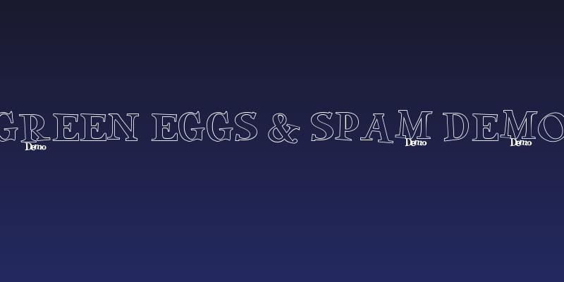 Green Eggs & Spam Demo Social Header