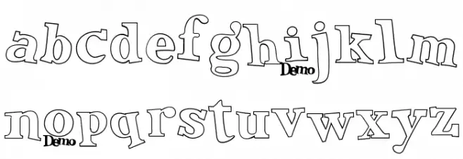 Green Eggs & Spam Demo फ़ॉन्ट लोअरकेस