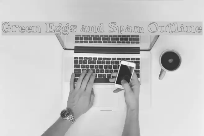 Green Eggs and Spam Outline Font examples