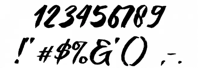 Green Fonte Font OTHER CHARS