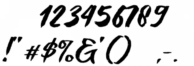 Green Fonte Font OTHER CHARS