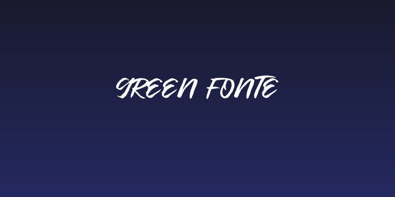 Green Fonte Social Header